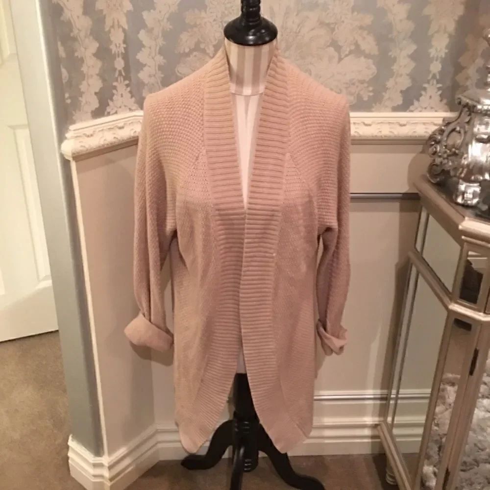 Cold water Creek Khakj Cardigan